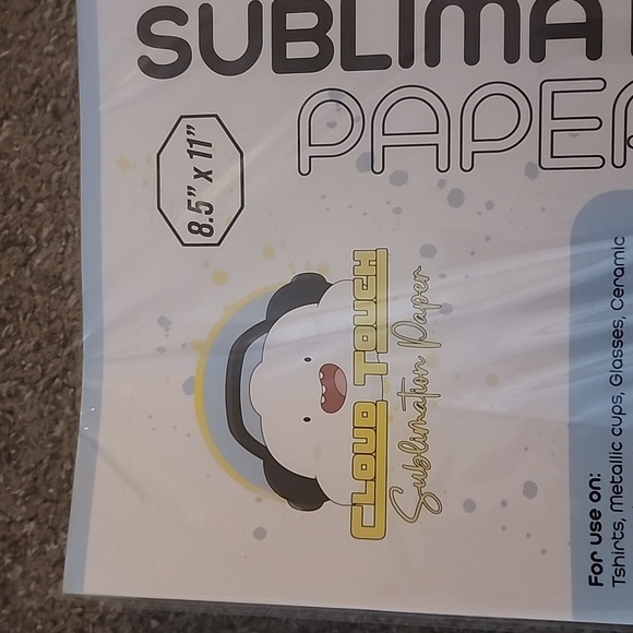 Sublimation Paper 8.5" X 11" - Picture 2 of 5